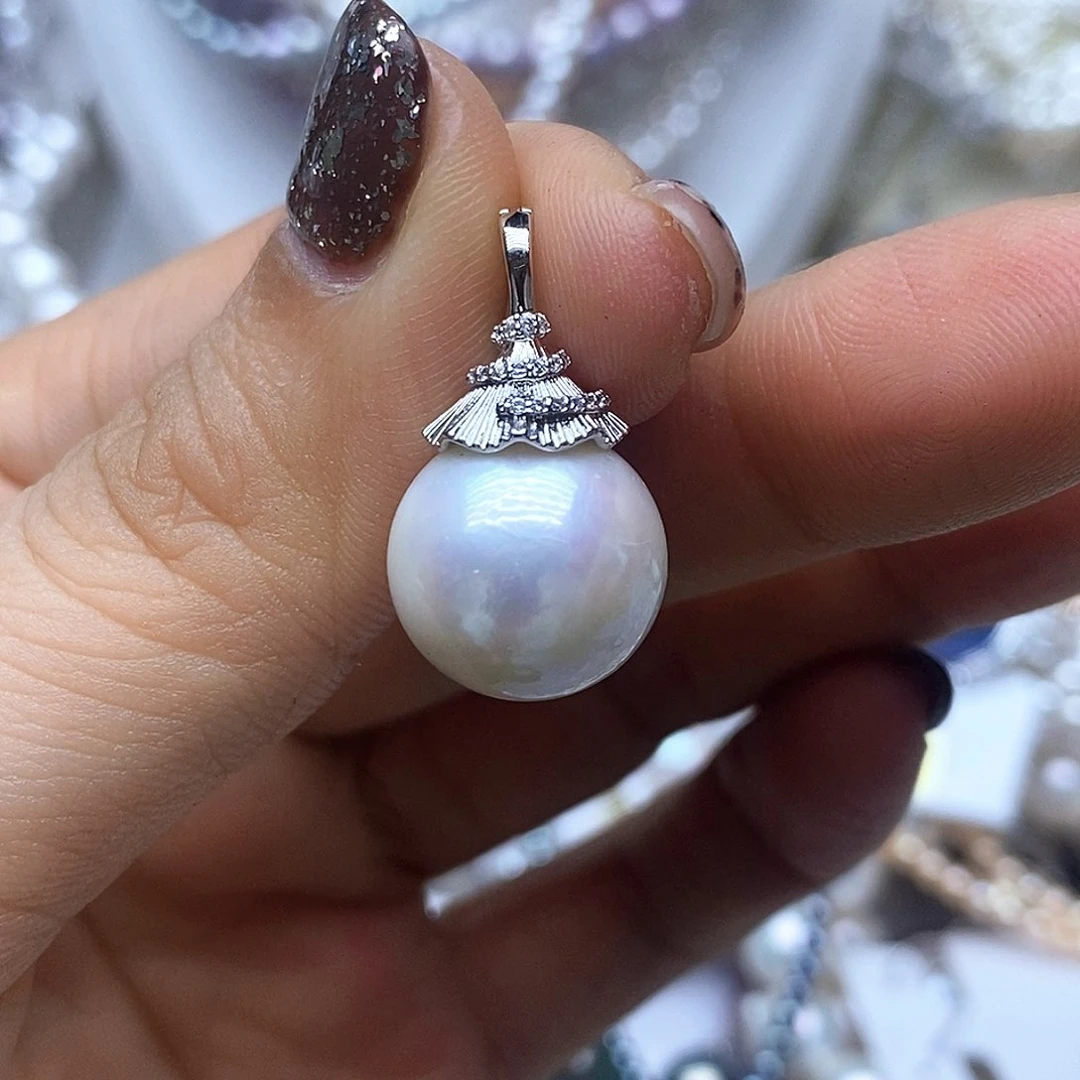 未镶嵌吊坠淡水珍珠