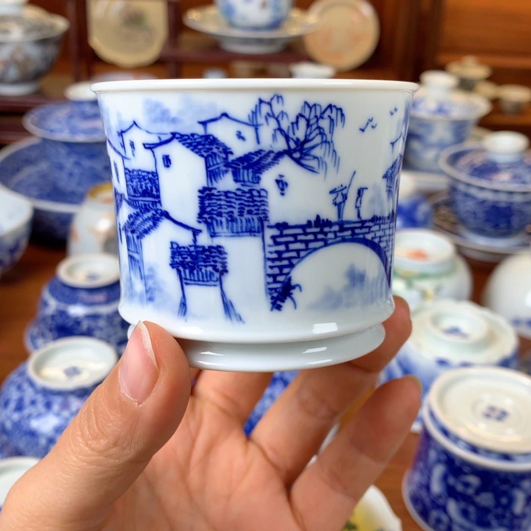 瓷片景德镇陶瓷主人杯