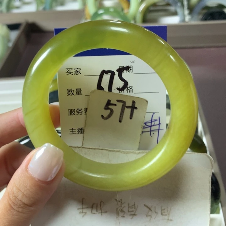 未镶嵌蛇纹石玉手镯675