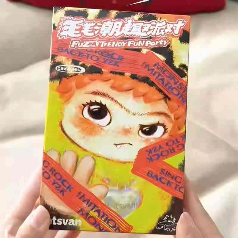 wakuku毛毛潮趣派对系列一代盲盒哇库库狐狐兔兔毛绒二代娃娃人偶