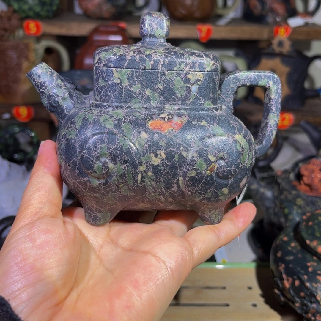 石材梅花玉四方宝鼎300C双十一福利