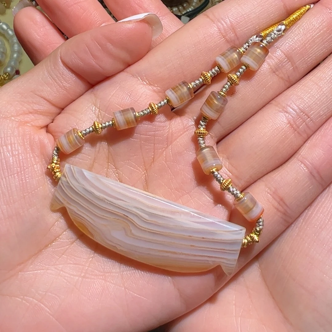 玛瑙/玉髓未镶嵌颈饰