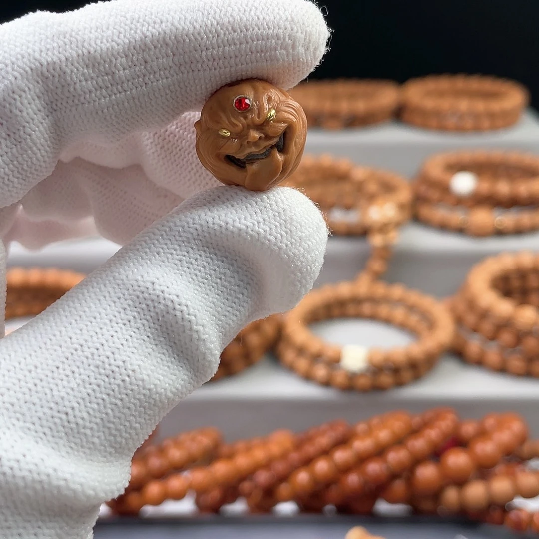 猴头核桃手串情*浅单子