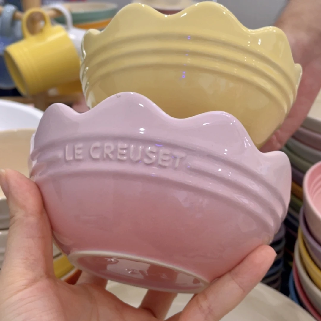 微瑕2个花边碗350ml