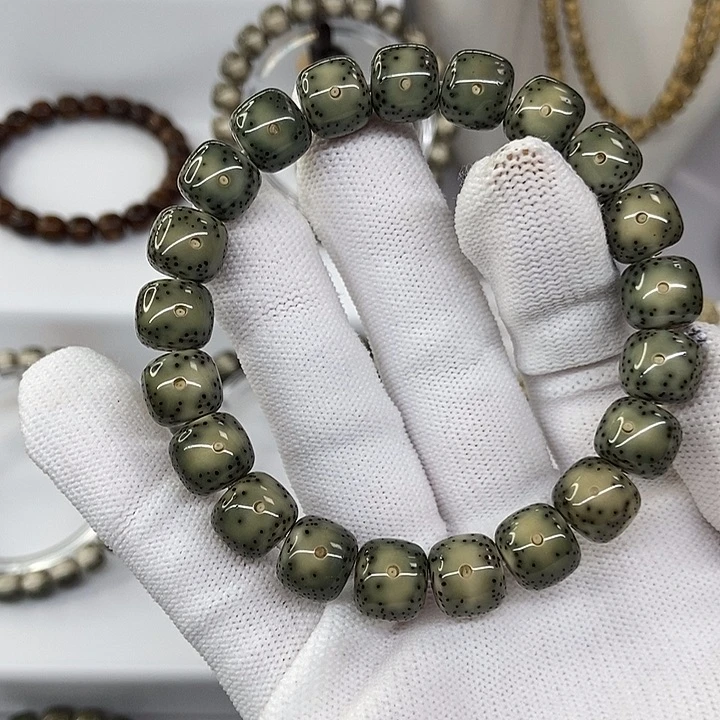 星月菩提手串梓*11绿冰通天眼39