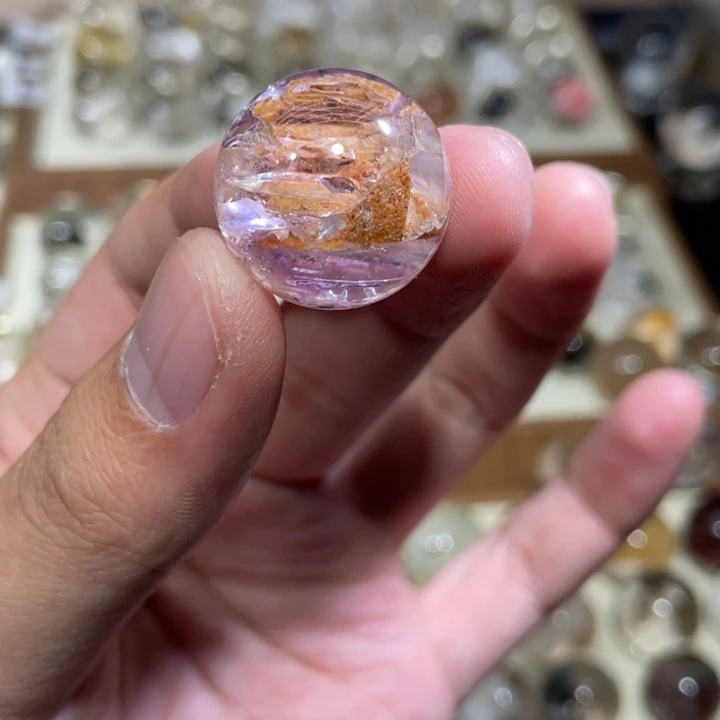 水晶未镶嵌珠宝半成品21.5m