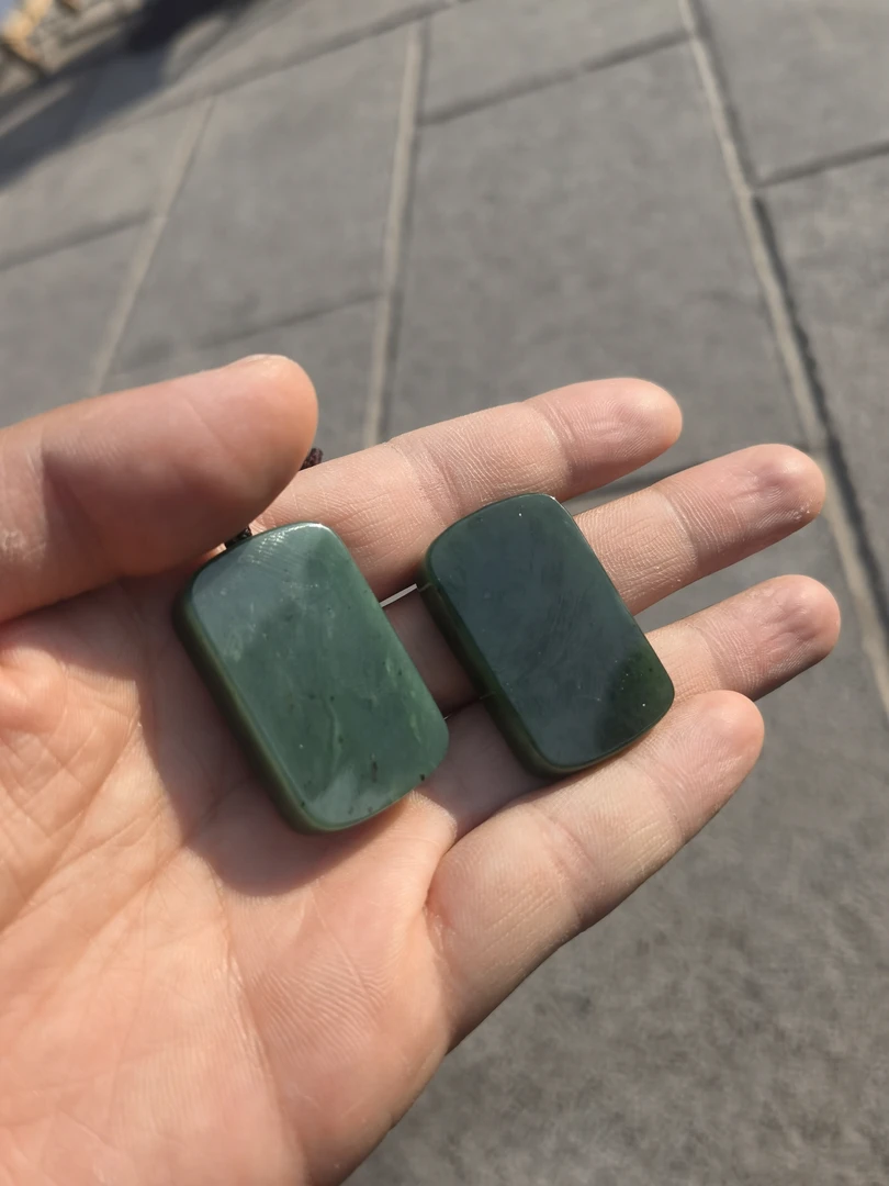 和田玉碧玉大无事牌多样性发一