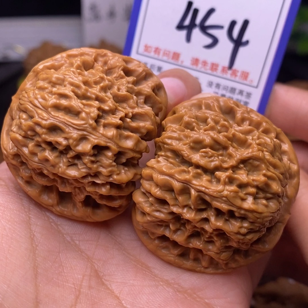 文玩核桃把件44球疆454