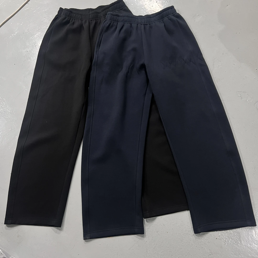 棉双面松紧腰弯刀裤～8866