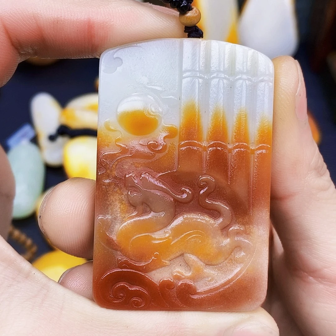 和田玉挂件未镶嵌