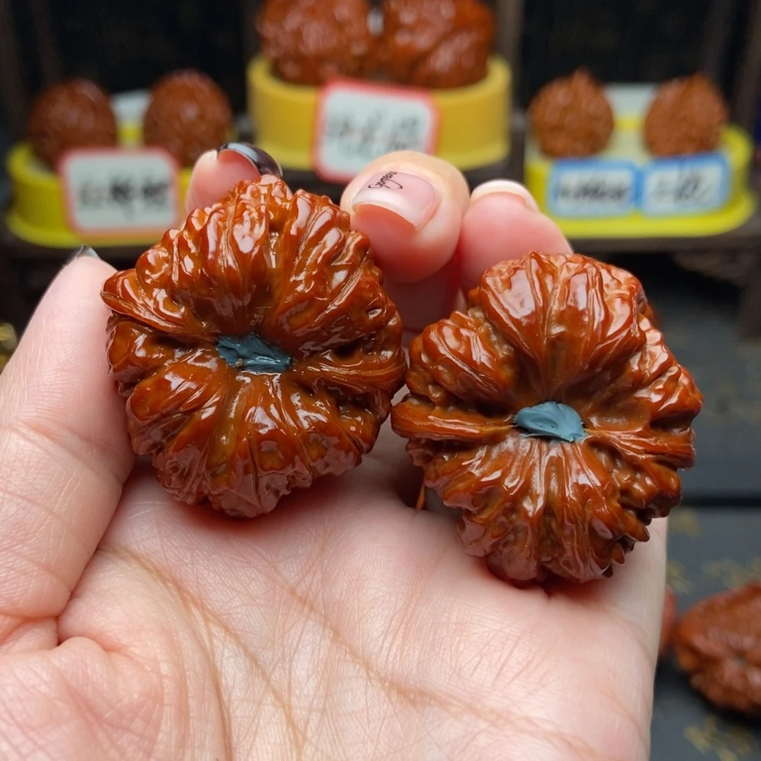 吊坠文玩核桃平谷凹底