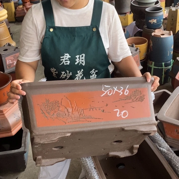 紫砂花盆紫砂花盆盆栽花卉种植