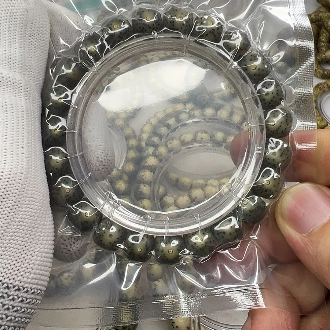 手串星月菩提10×9绿幽灵  同枝  240