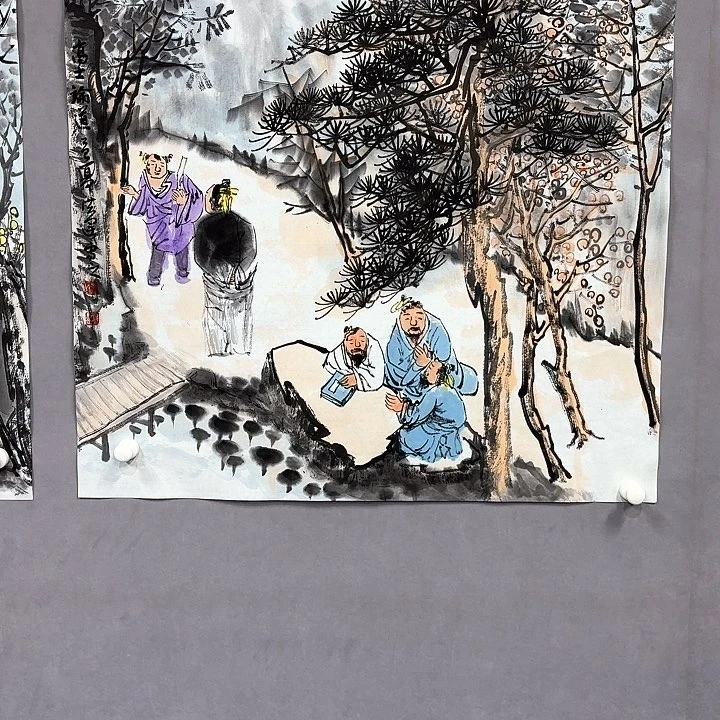 国画亲笔手绘放心去藏