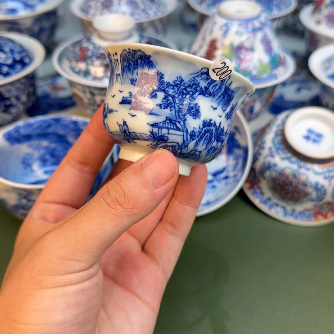 彦祖纯手工手绘茶具200