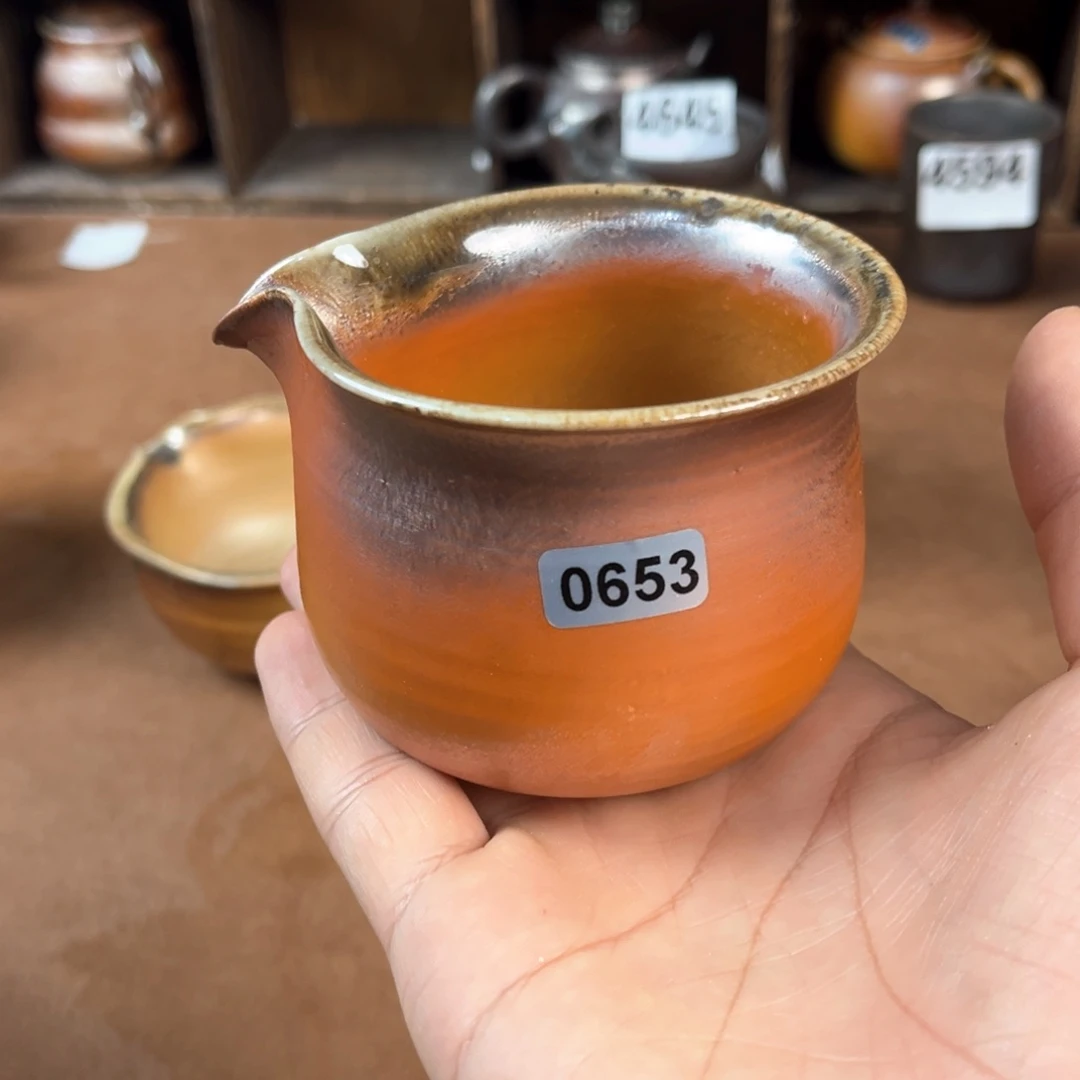 壶呦*柴烧茶器主人杯