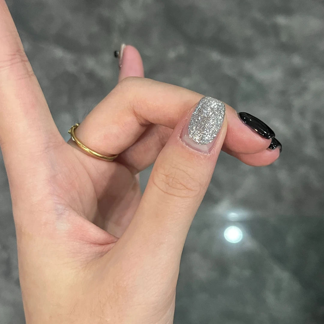 【娜姐优选】高密度纯银爆闪银河碎钻胶