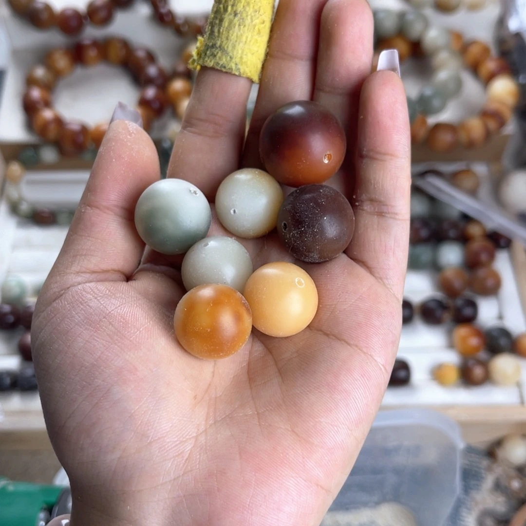 四***圆菩提根/象牙果吊坠卡20多宝手持（21颗➕一颗三通）