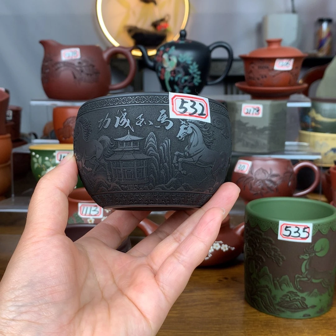茶杯紫砂宜兴紫砂茶具