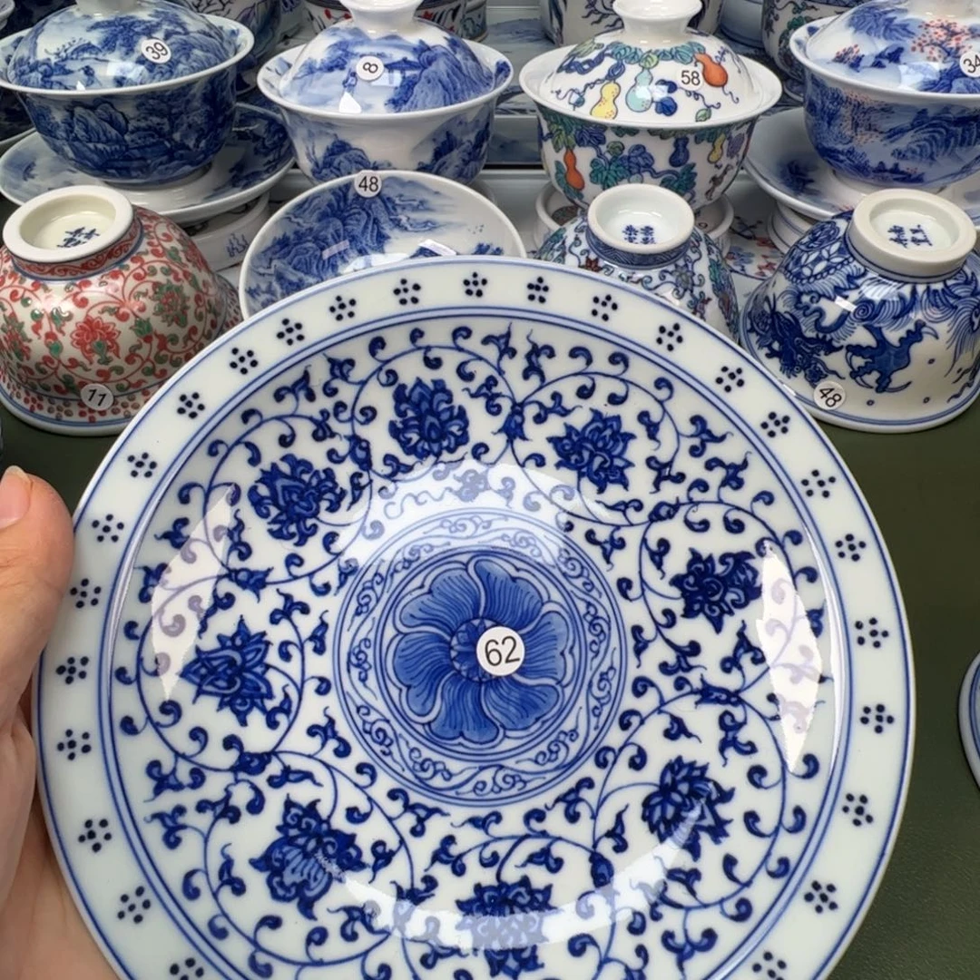 陶瓷景德镇纯手工纯手绘茶具木木62