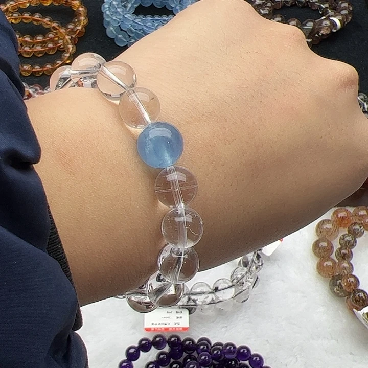 水晶银S925镶嵌手链