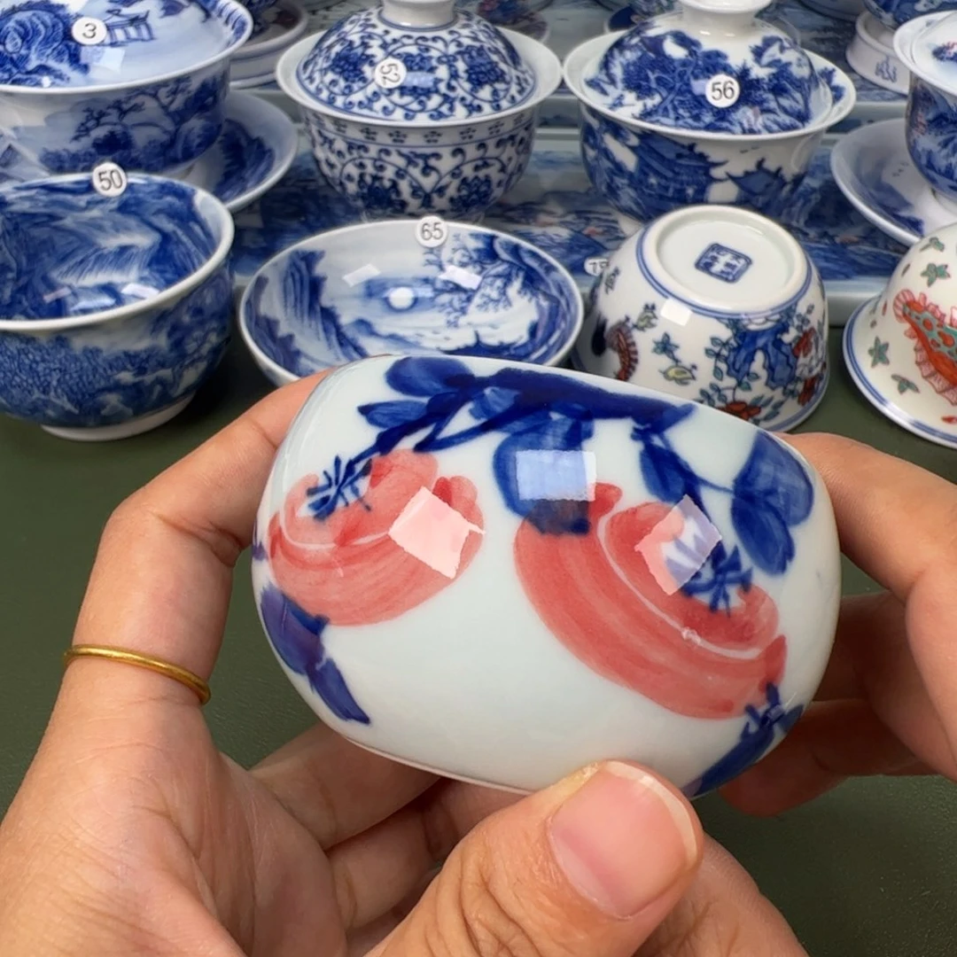 木木景德镇纯手工纯手绘茶具68