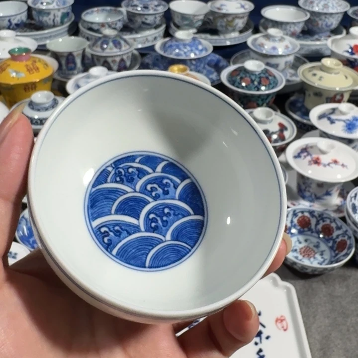 景德镇手工手绘杯