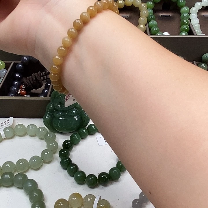 和田玉未镶嵌手串6糖料