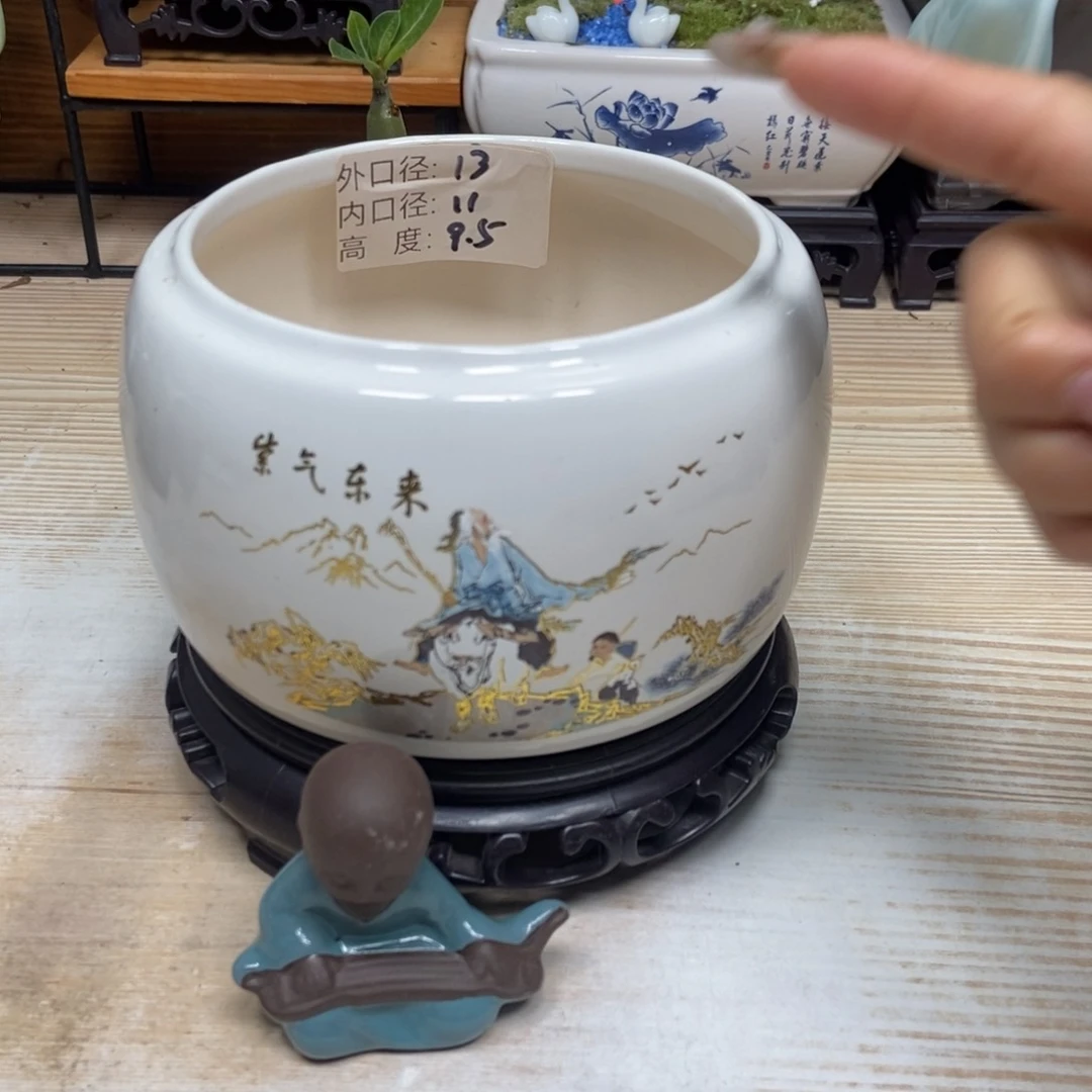 紫砂花盆陶瓷花盆陶瓷艺术