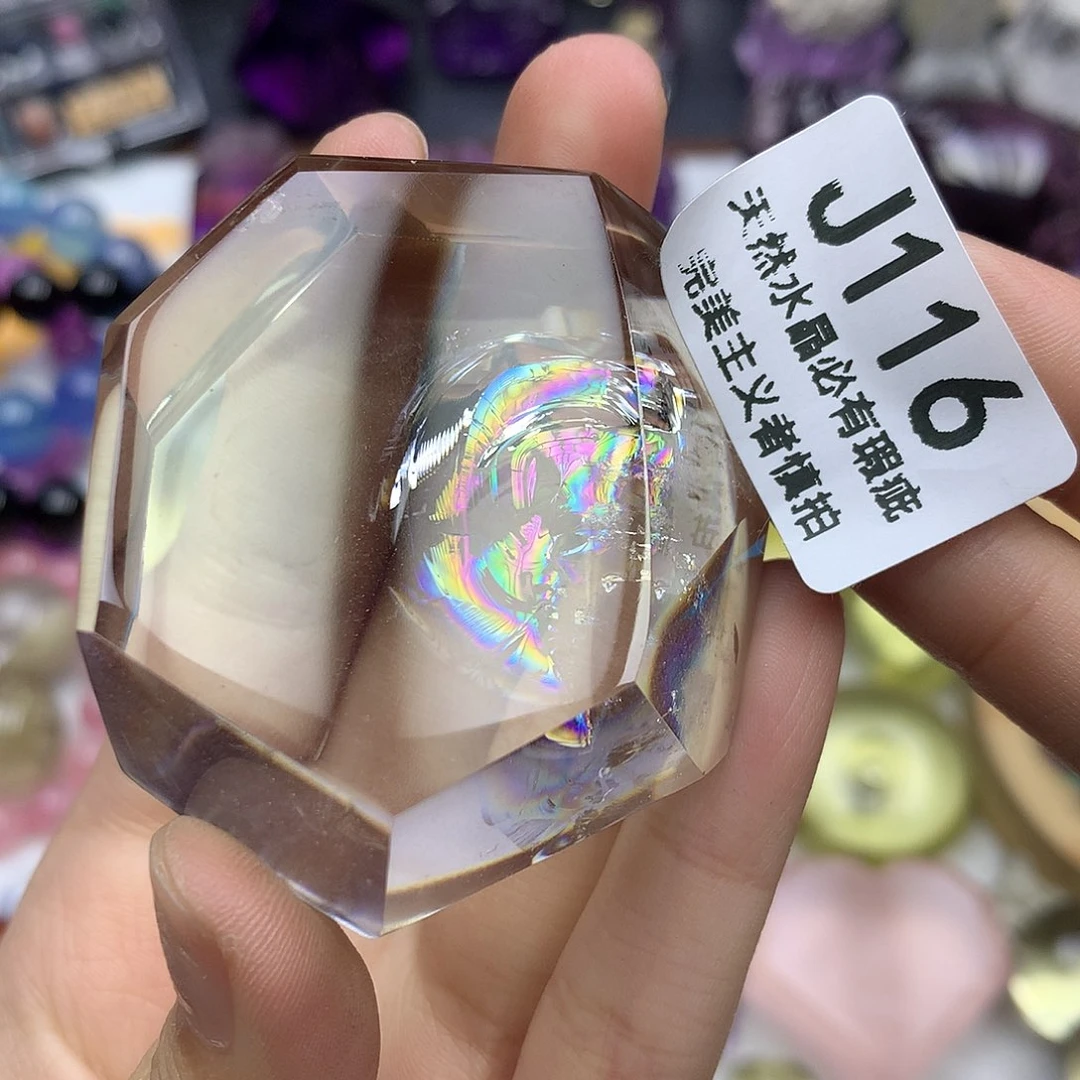 水晶珠宝半成品未镶嵌手把件