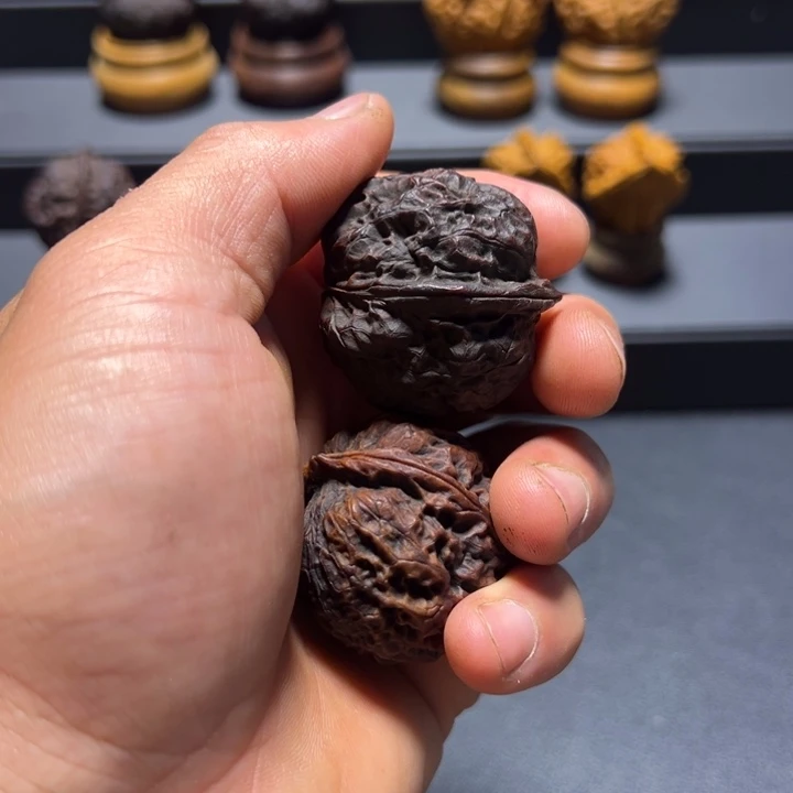 把件文玩核桃B七彩蛤蟆包37