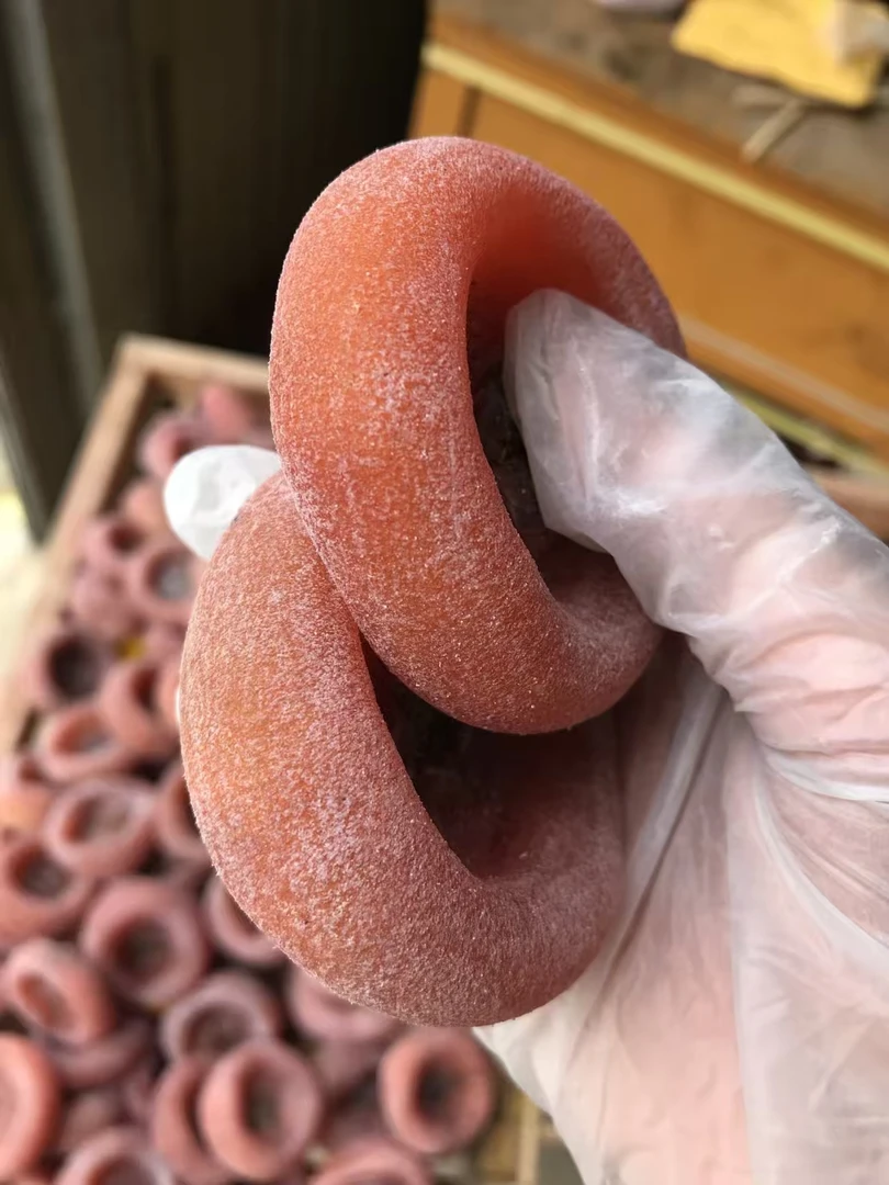 广西桂林农家霜降柿饼自然晾晒软糯香甜独立装包装