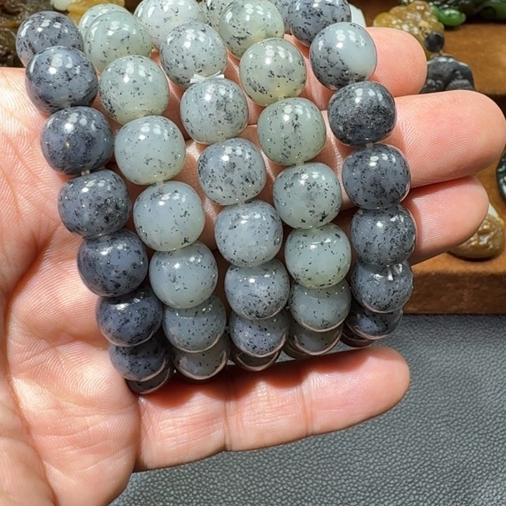 和田玉未镶嵌手链颜色多样性发货拍一发一