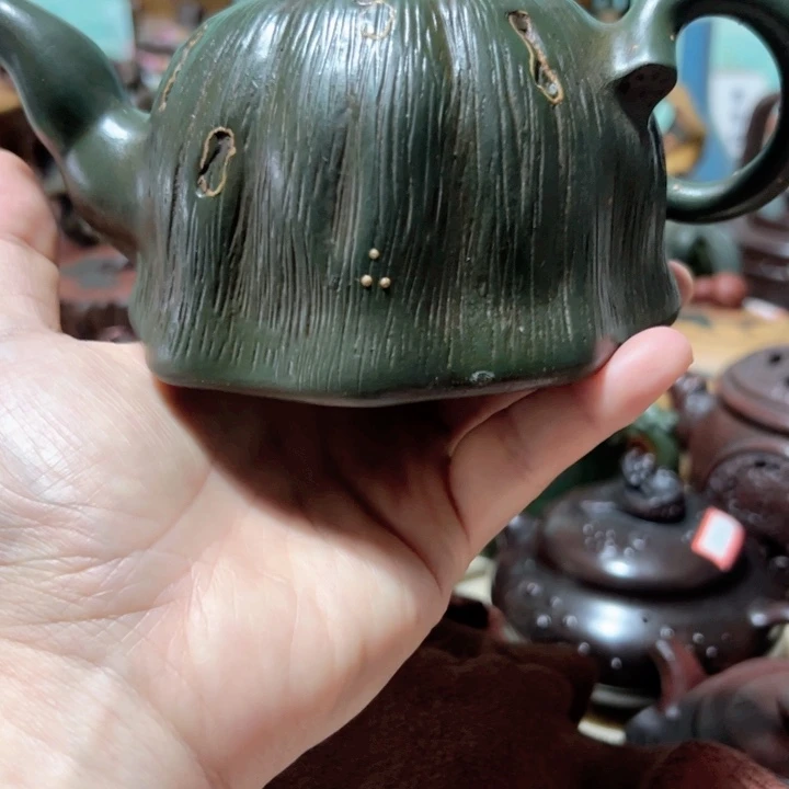茶壶紫砂紫砂壶收藏起来了