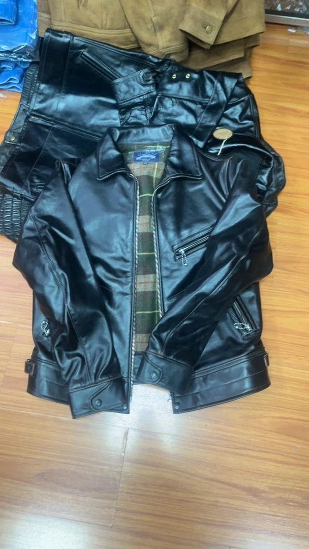 直播福利皮衣牛皮茶牛木盒