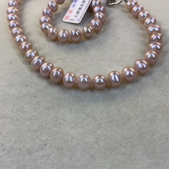 淡水珍珠颈饰银S925镶嵌