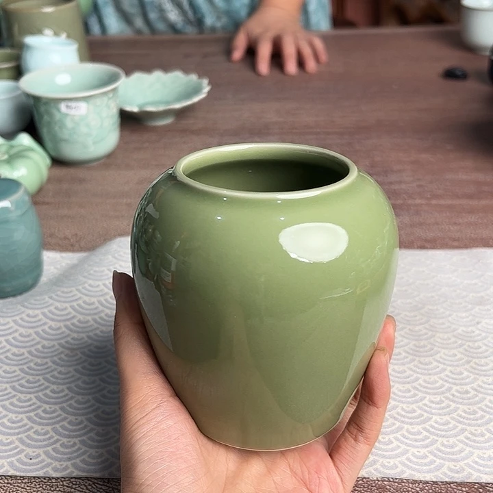 龙泉云间青瓷小米茶器