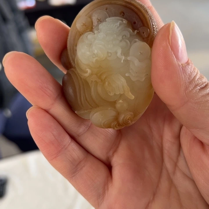 和田玉未镶嵌吊坠(不含链)