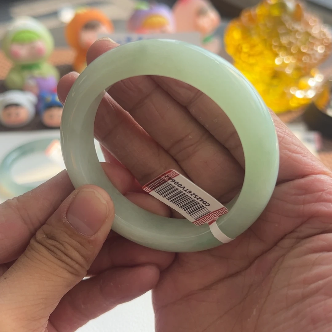 翡翠未镶嵌手镯34号 54.8