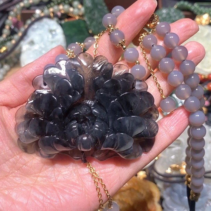 岫玉毛衣链未镶嵌阳*