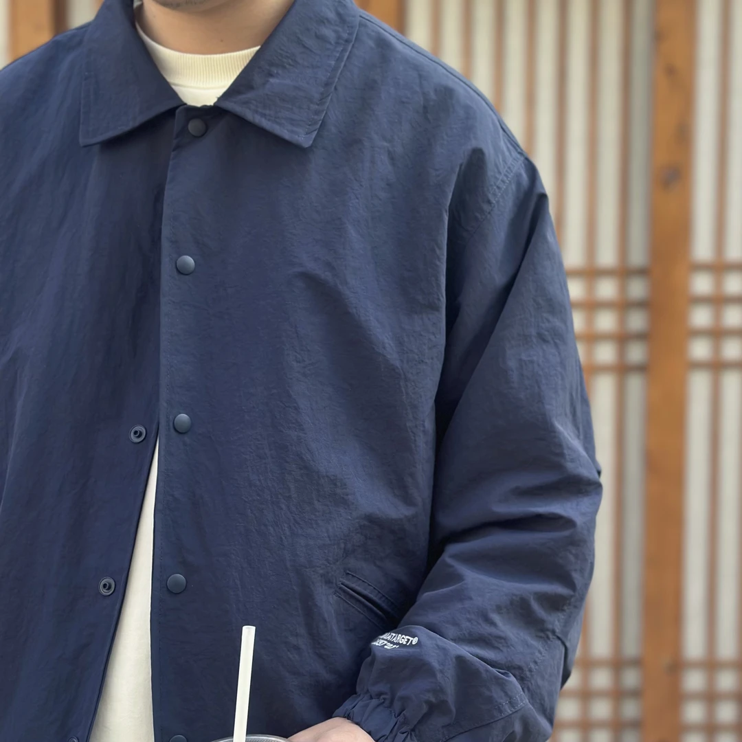 nana平替日系防泼水教练夹克廓形cityboy复古宽松外套男春
