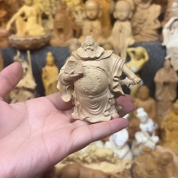 黄杨木黄杨木瑕疵钟馗