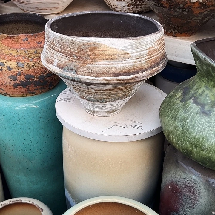 景德镇精品花盆栽适合盆口23高23