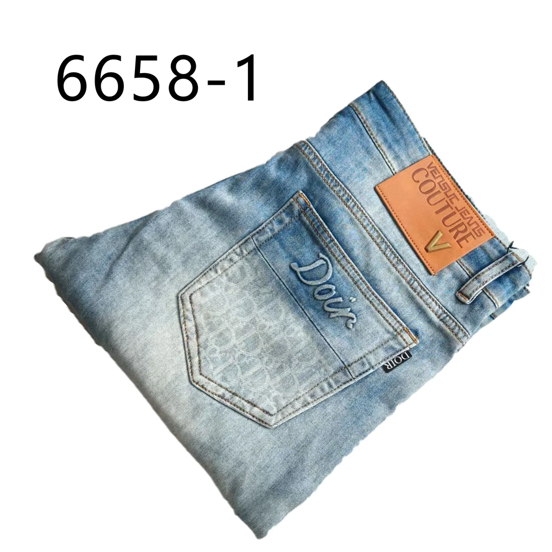 薄款中腰时尚男装牛仔裤潮流夏季6658-1