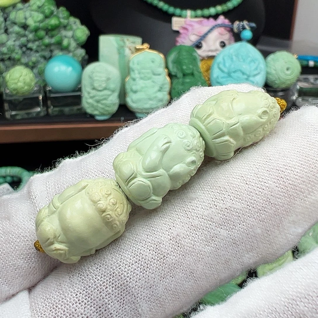 绿松石未镶嵌绿松石主播璐璐