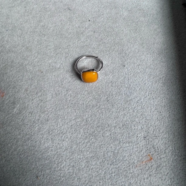 925银戒指 A652-银制方糖戒指一个11mm多样性发一