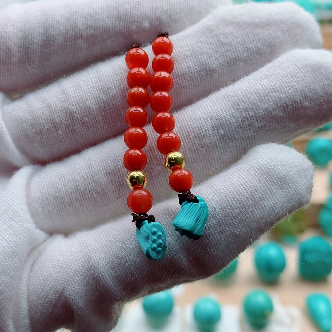 绿松石未镶嵌配饰