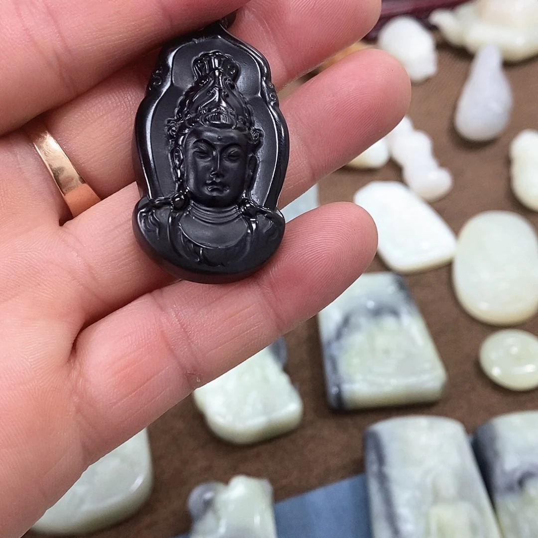 和田玉吊坠(不含链)未镶嵌