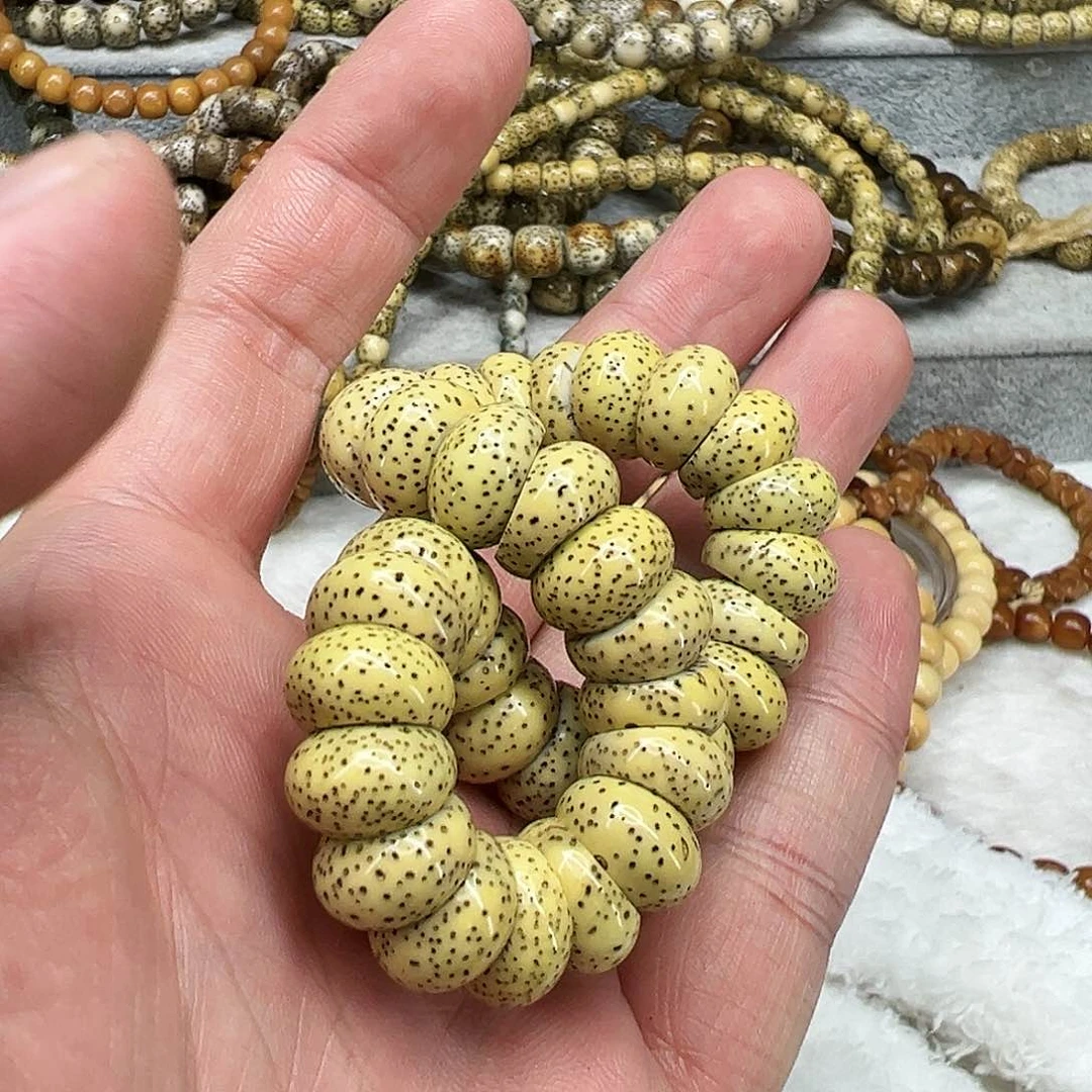 星月菩提手串109傲世黄星月菩提单圈大肠1.3