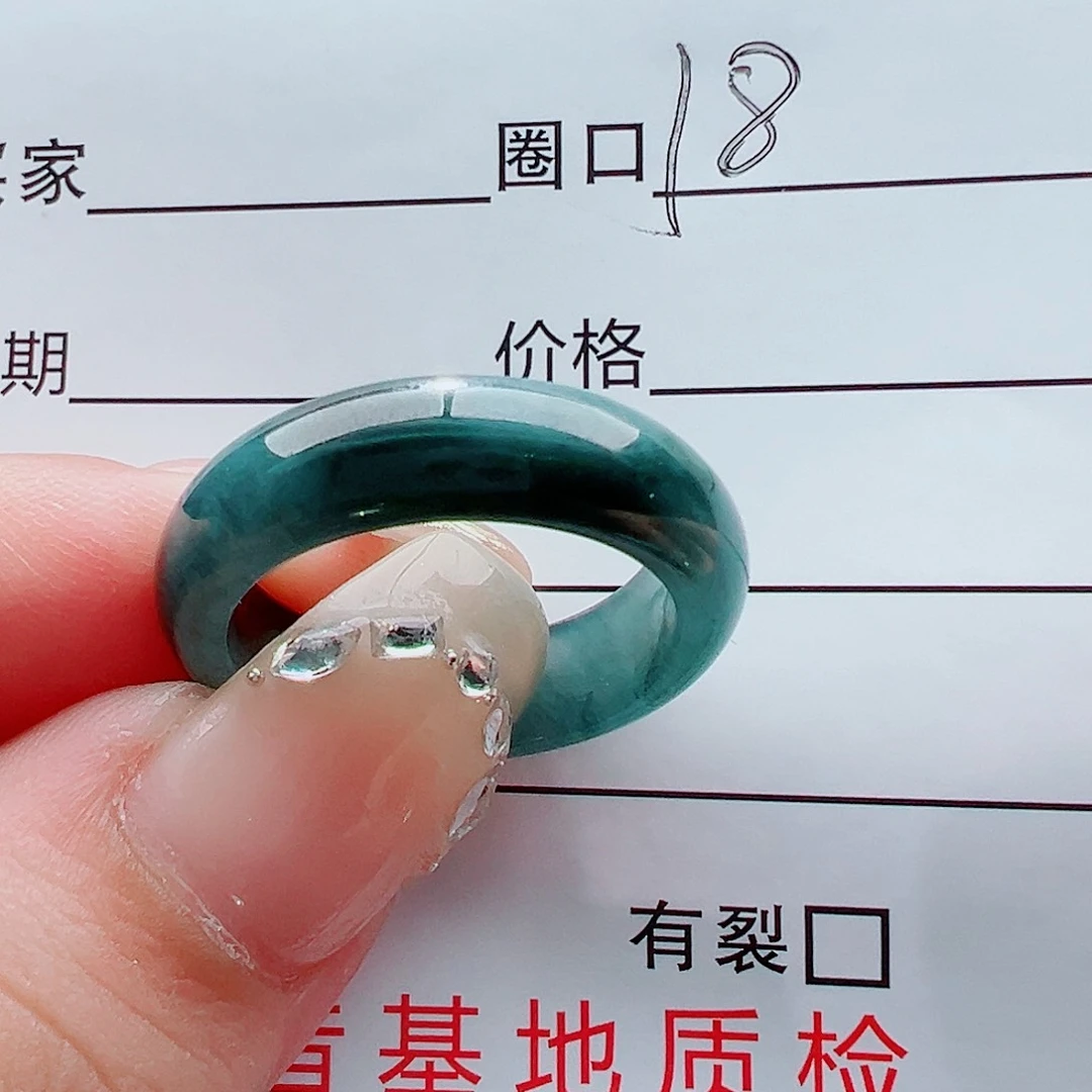 未镶嵌戒指翡翠东**业戒圈